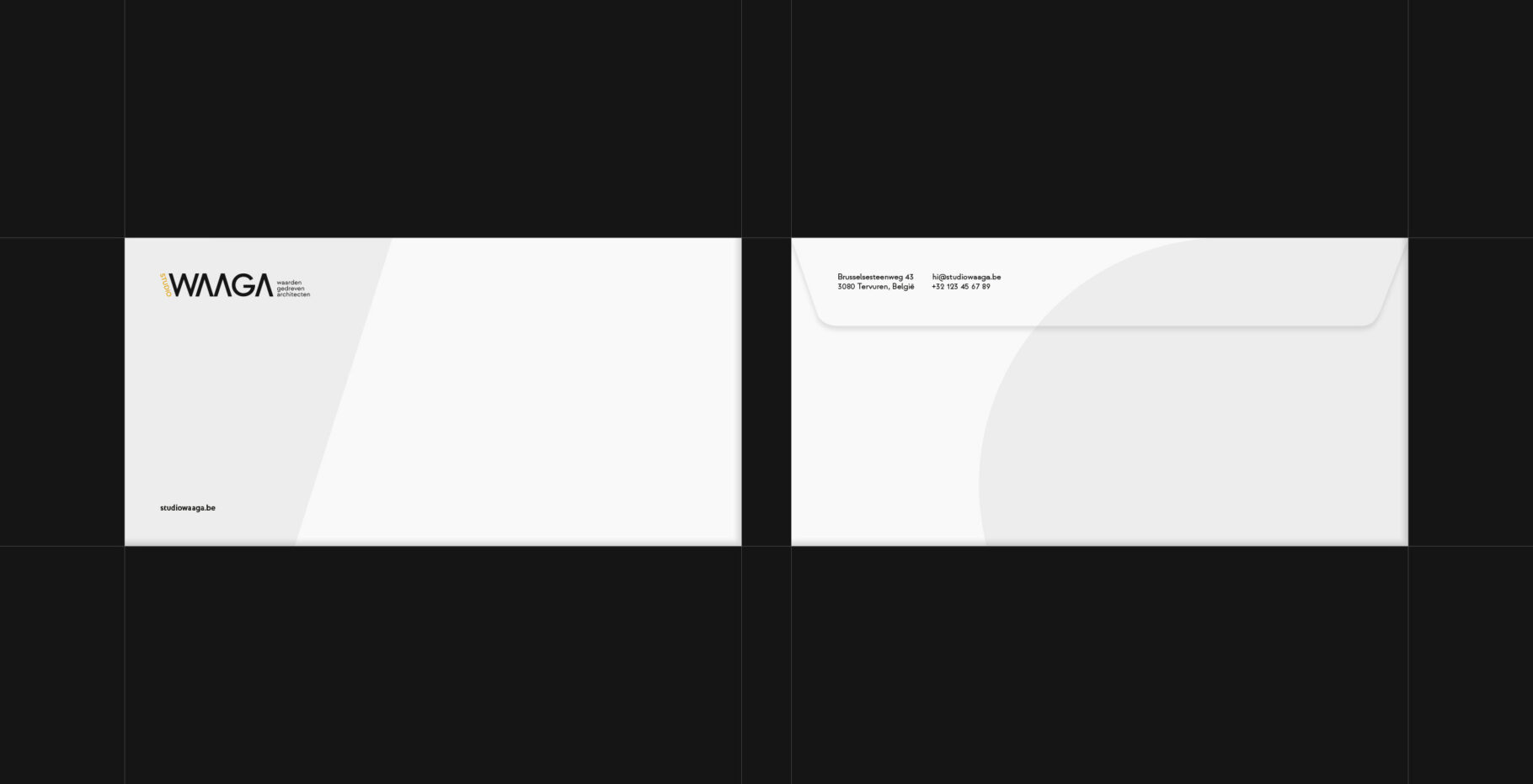 Rebranding voor studio WAAGA | KAPMES Branding portfolio